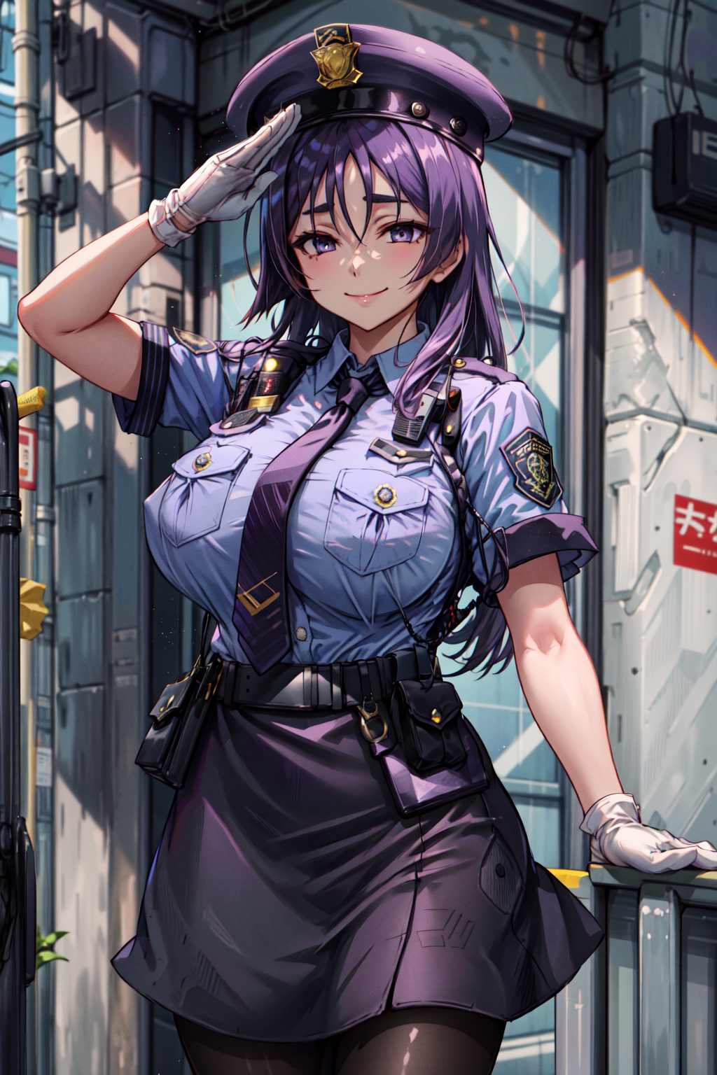 00196-406509011-masterpiece,best quality,1girl,minamoto no raikou _(fate_),smile,huge breasts,long hair,purple hair,GCop,police uniform,belt,sho.png